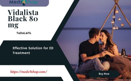 Vidalista Black 80 mg: A High-Strength Tadalafil Tablet for Peak Performance