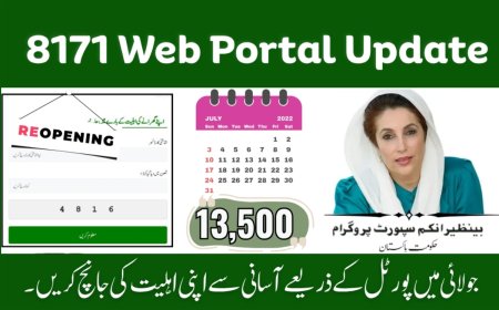 8171 Web Portal – July 2025 Update | BISP & Ehsaas Program