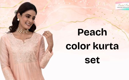 Trending Now: Peach Color Kurta Set for Modern Women