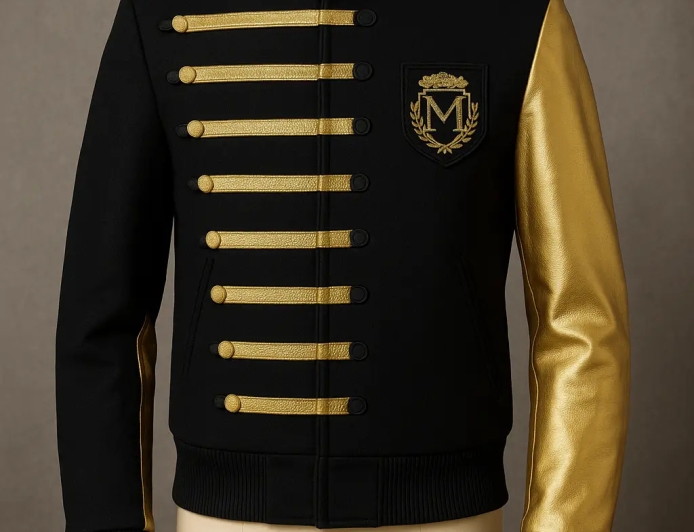 Step Into Iconic Style: Michael Jackson Black and Gold Jacket