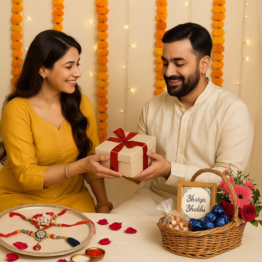 Celebrate Green Raksha Bandhan Send Rakhi with Plants Online